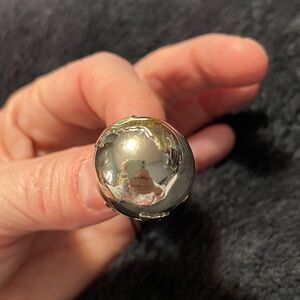 Vintage Harmony Chiming Ball Pendant.
Healing, the sound when moved is calming.